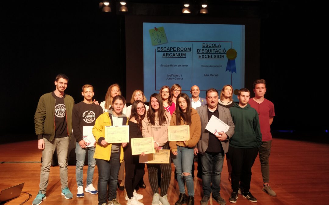 Premis a dos projectes del Milà a la “Jornada de l’emprenedor” de Vilafranca