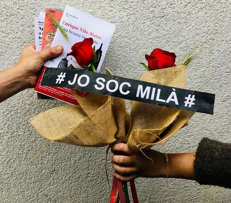 L’institut Milà i Fontanals us desitja una bona diada de Sant Jordi!