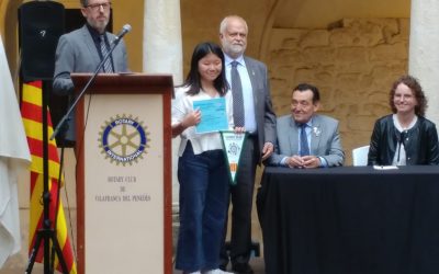 Alumna del curs 2020-2021 del Milà guardonada amb un premi del Rotary Club Vilafranca