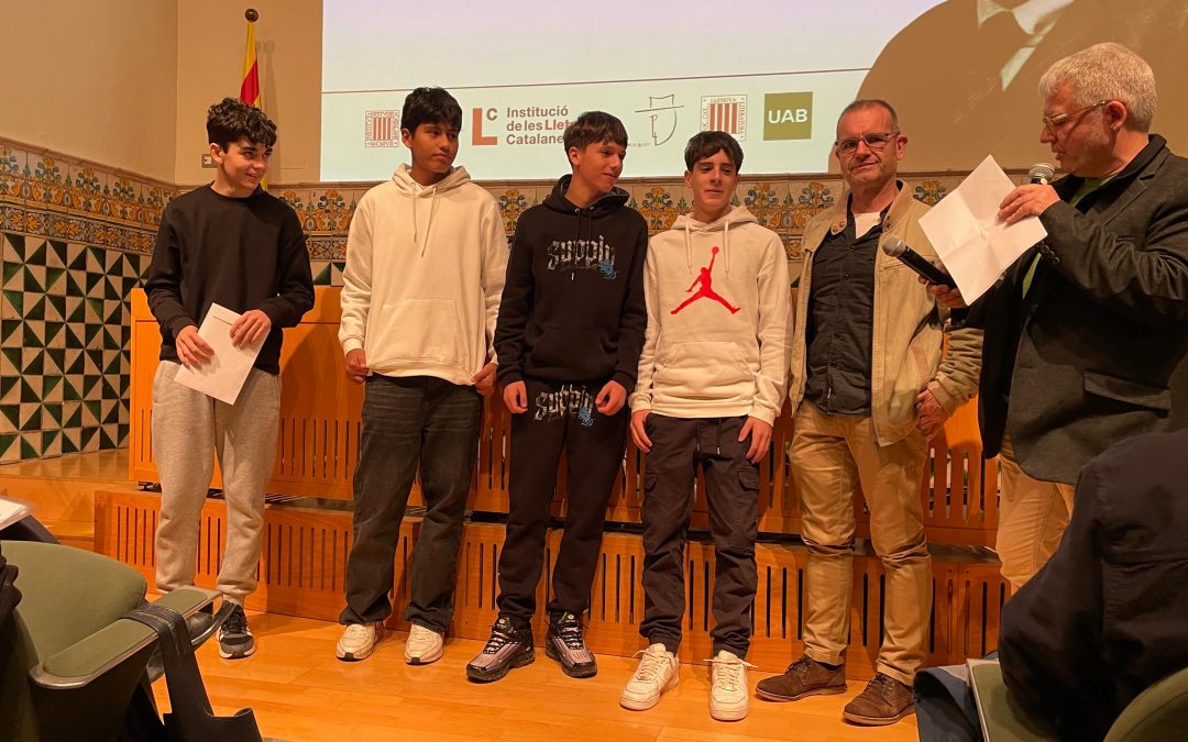 Alumnes del Milà, guanyadors d’un premi literari important