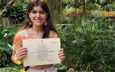 Andrea Ruiz, 3a classificada en els premis UB-Santander de física 2025