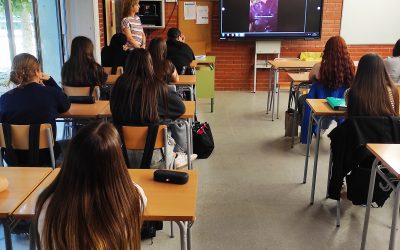 Sessions divulgatives de La Marató TV3 2025: Càncer, amb l’alumnat de l’Institut Milà i Fontanals
