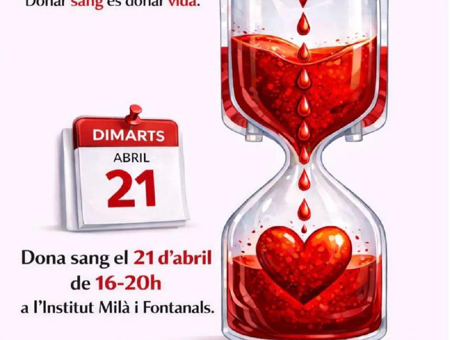 DONACIÓ DE SANG AL MILÀ (Banc de Sang i de Teixits)